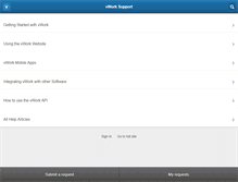 Tablet Screenshot of help.vworkapp.com
